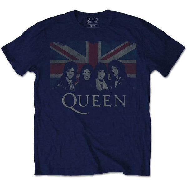 Queen | Official Band T-shirt | Vintage Union Jack