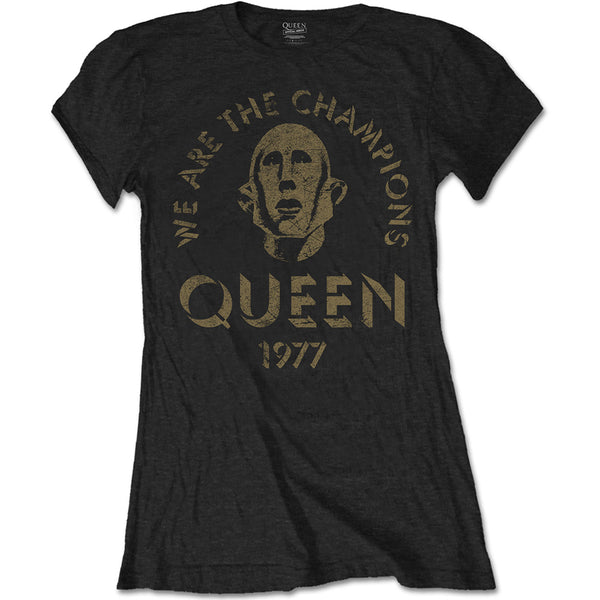 Queen Ladies T-Shirt: We Are The Champions