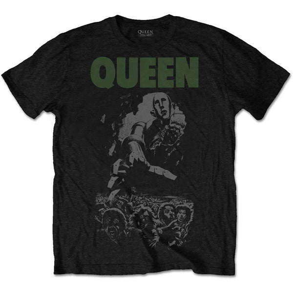Queen | Official Band T-Shirt | News of the World 40th Full Cover