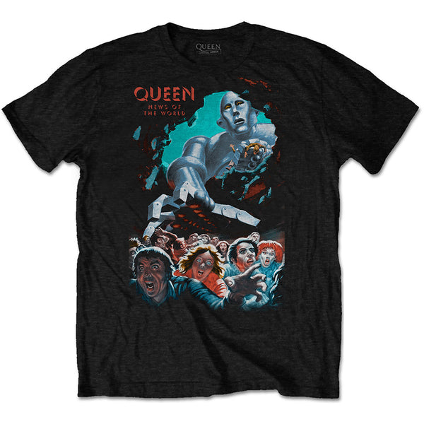 Queen | Official Band T-Shirt | News Of The World Vintage