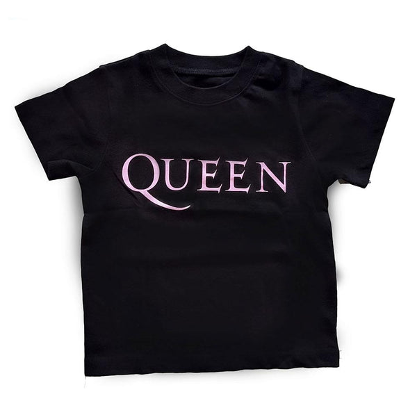 Queen Kids T-Shirt (Toddler): Pink Logo