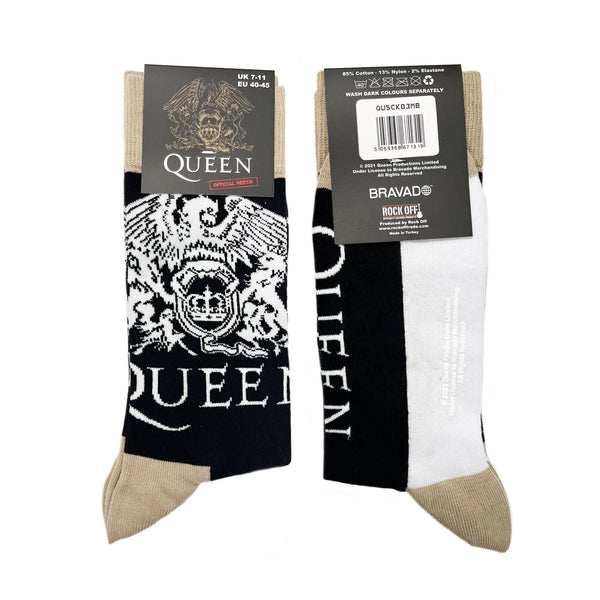 Queen Gift Set with boxed Coffee Mug, Woven Keychain, 5 x Button Badges, Socks