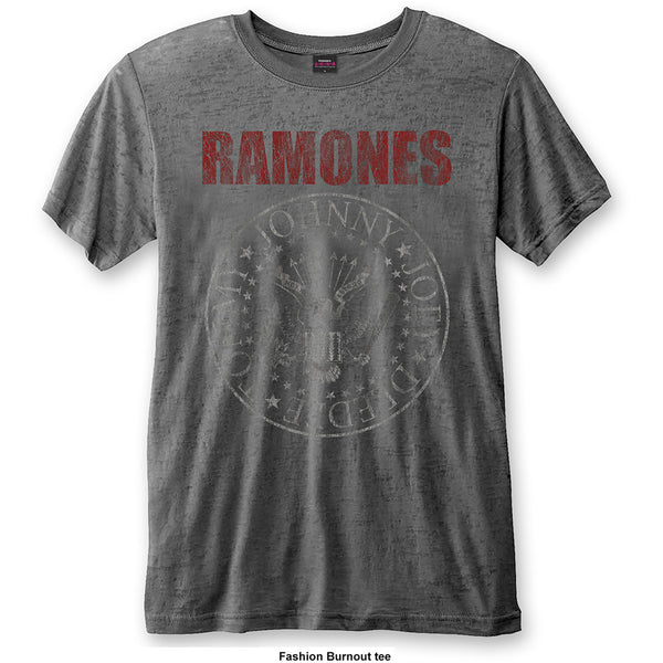 Ramones | Official Band T-Shirt | Presidential Seal (Burnout)