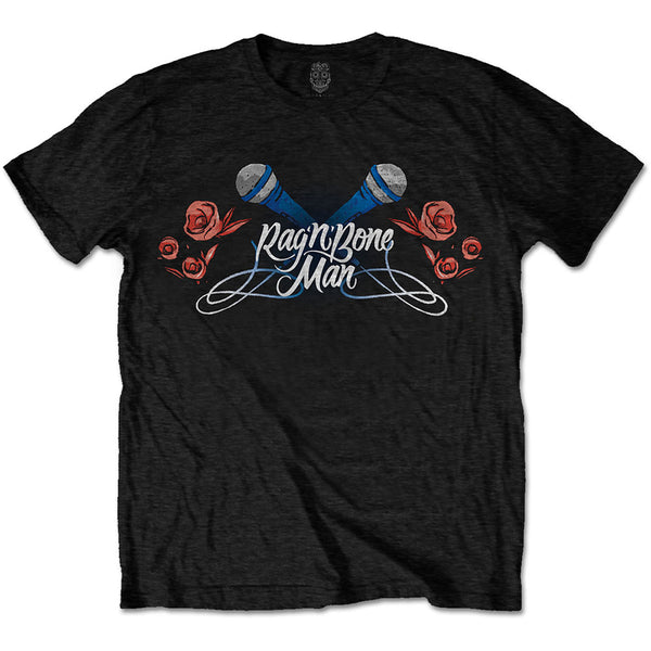 Rag'n'Bone Man | Official Band T-Shirt | Mics & Roses