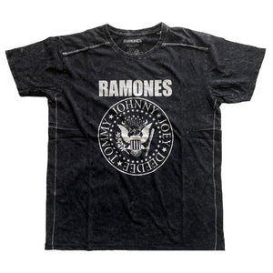 Ramones Unisex Snow Wash Tee: Presidential Seal