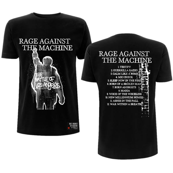 Rage Against The Machine | Official Band T-Shirt | BOLA Album Cover (Back Print)