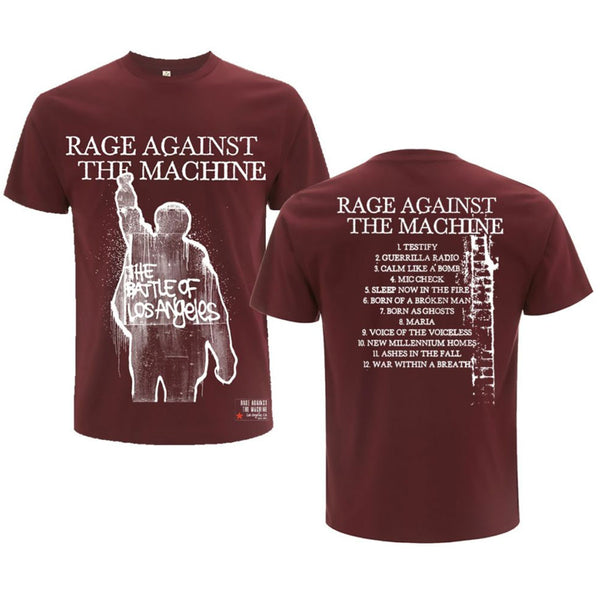 Rage Against The Machine | Official Band T-Shirt | BOLA Album Cover (Back Print)
