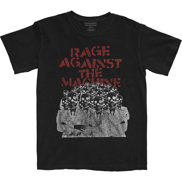 Rage Against The Machine | Official Band T-shirt | Crowd Masks