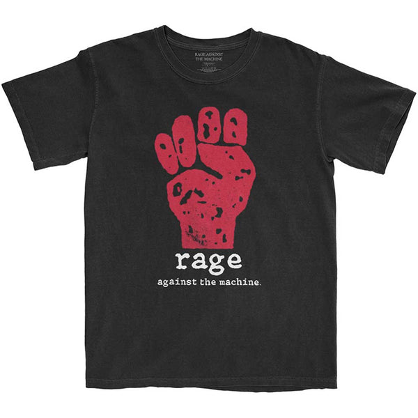 Rage Against The Machine | Official Band T-Shirt | Red Fist (Back Print)
