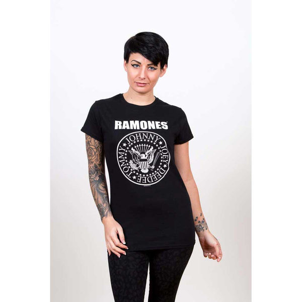 Ramones Ladies T-Shirt: Seal (Skinny Fit)