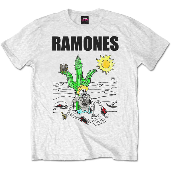 Ramones Unisex T-Shirt: Loco Live