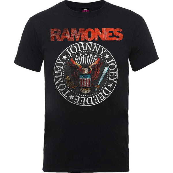 Ramones | Official Band T-Shirt | Vintage Eagle Seal