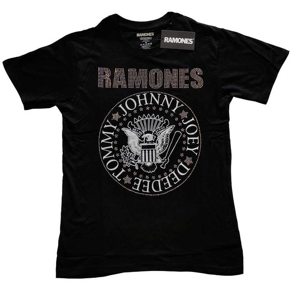 Ramones | Official Band T-Shirt | Presidential Seal (Diamante)