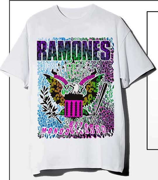 Ramones | Official Band T-Shirt | Animal Skin