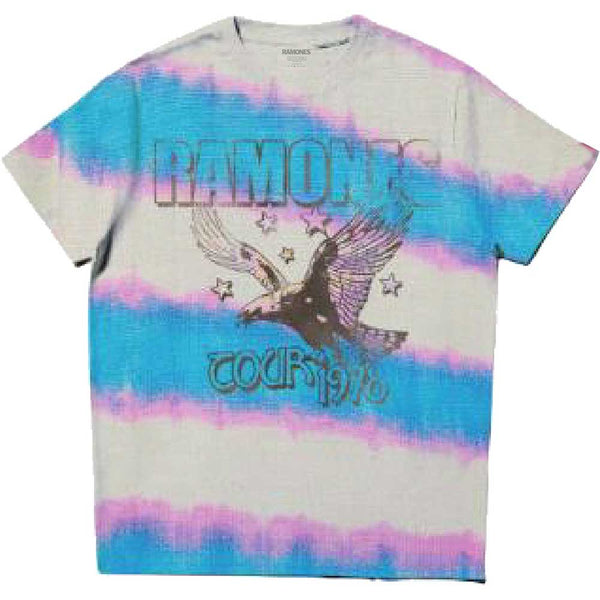 Ramones | Official Band T-Shirt | Eagle (Dip-Dye)
