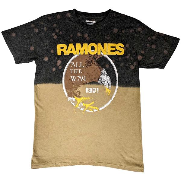 Ramones Unisex T-Shirt: All The Way (Wash Collection)