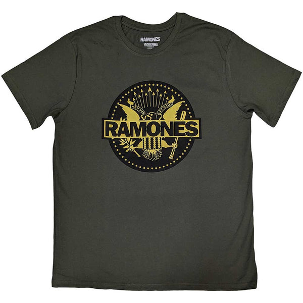 Ramoness | Official Band T-Shirt | Gold Seal Green