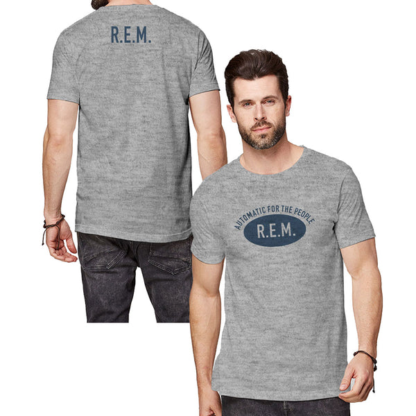 R.E.M. | Official Band T-Shirt | Automatic (Back Print)