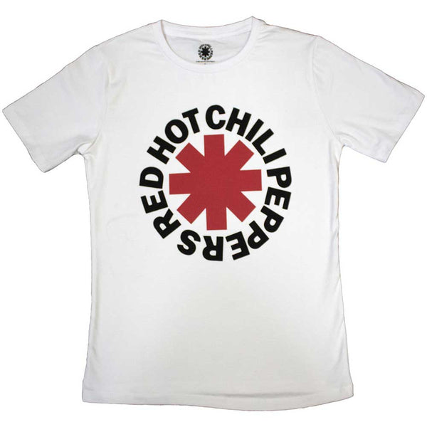 Red Hot Chili Peppers | Official Band Ladies T-Shirt | Classic Asterisk white