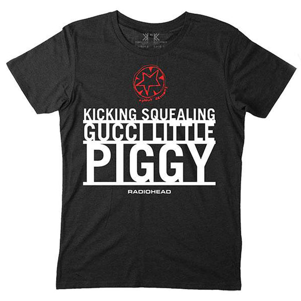 Radiohead | Official Band T-Shirt | Gucci Piggy (Back Print)