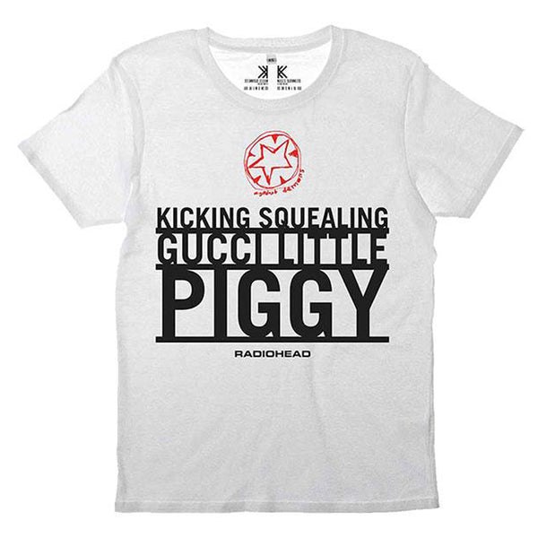 Radiohead | Official Band T-Shirt | Gucci Piggy (Back Print)