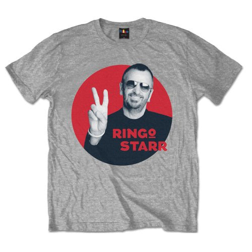 Ringo Starr | Official Band T-Shirt | Peace Red Circle