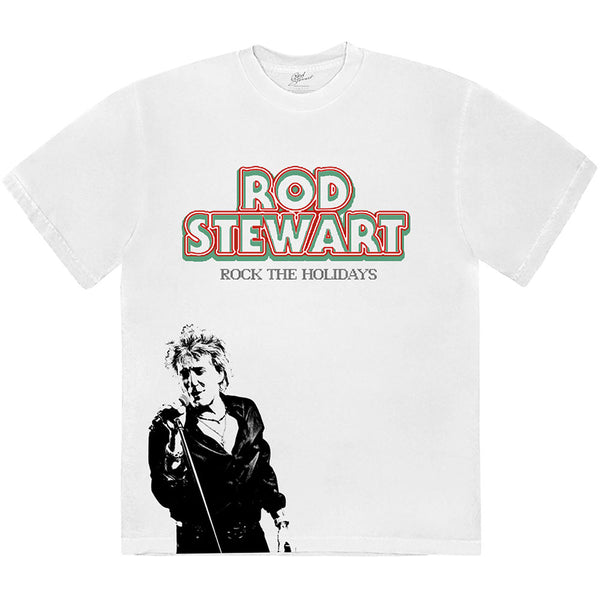Rod Stewart | Official Band T-Shirt | Rock The Holidays