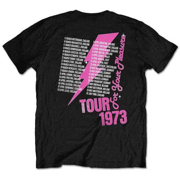 Roxy Music | Official Band T-Shirt | For Your Pleasure Tour (Back Print)