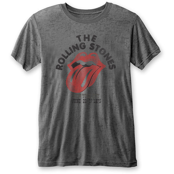 The Rolling Stones | Official Band T-Shirt | New York City 75 (Burn Out)