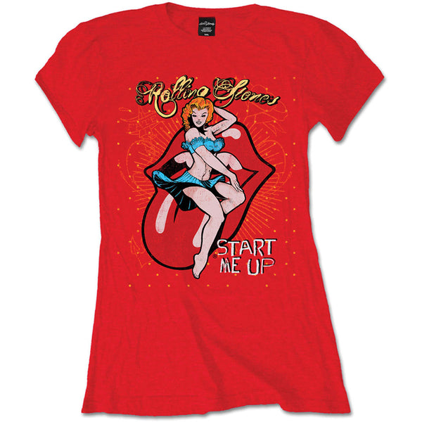 The Rolling Stones Ladies T-Shirt: Start me up