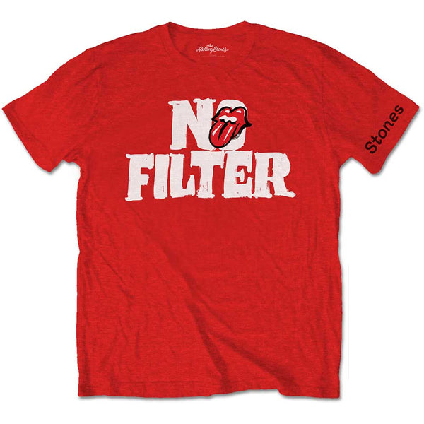 The Rolling Stones | Official Band T-Shirt | No Filter Header Logo