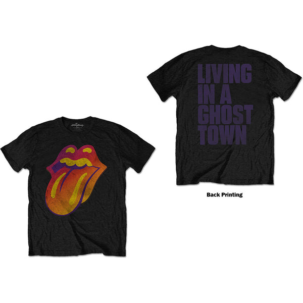 The Rolling Stones | Official Band T-Shirt | Ghost Town Distressed (Back Print)