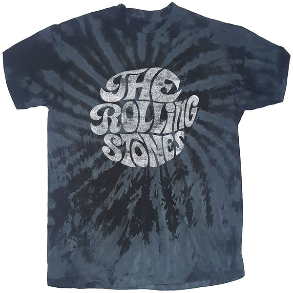 The Rolling Stones | Official Band T-Shirt | 70's Logo (Dip-Dye)