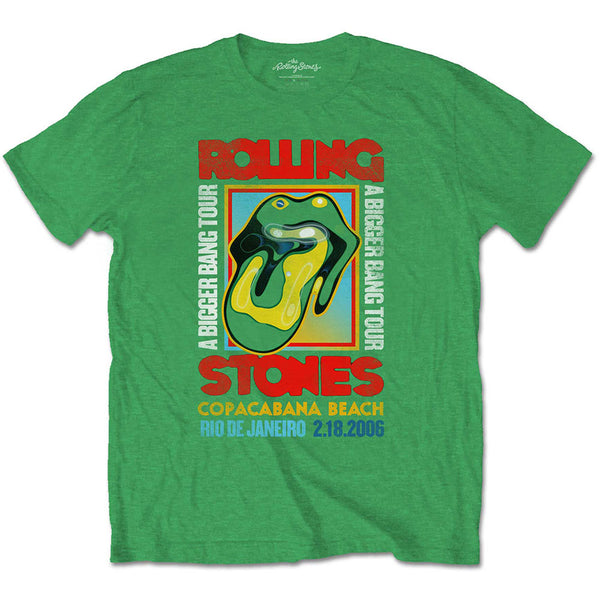 The Rolling Stones | Official Band T-Shirt | Copacabana Green