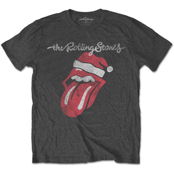 The Rolling Stones | Official Band T-Shirt | Santa Lick (Grey)