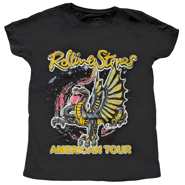 Rolling Stones Ladies T-Shirt: American Tour Dragon