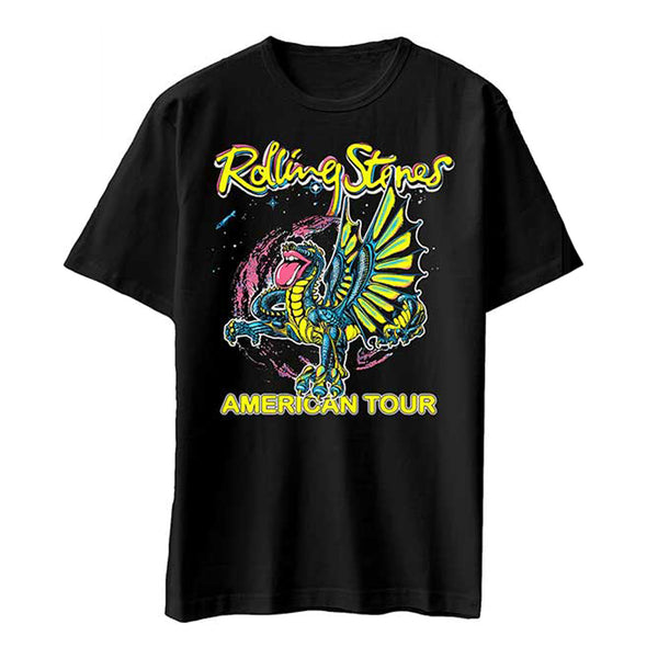 The Rolling Stones Unisex T-Shirt: American Tour Dragon