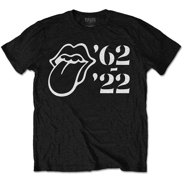 The Rolling Stones Unisex T-Shirt: Sixty Outline '62 - '22