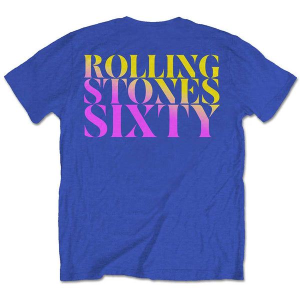 The Rolling Stones | Official Band T-Shirt | Sixty Gradient Text (Back Print)