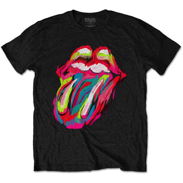 The Rolling Stones | Official Band T-Shirt | Sixty Brushstroke Tongue