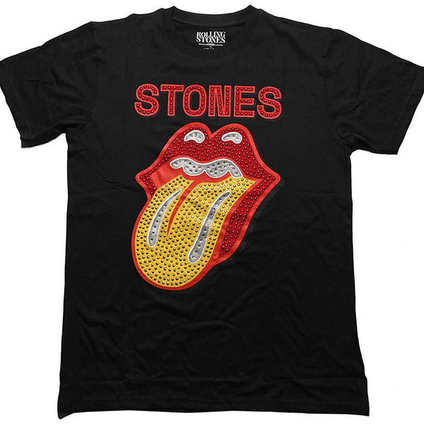 The Rolling Stones | Official Band T-Shirt | Dia Tongue (Diamante)