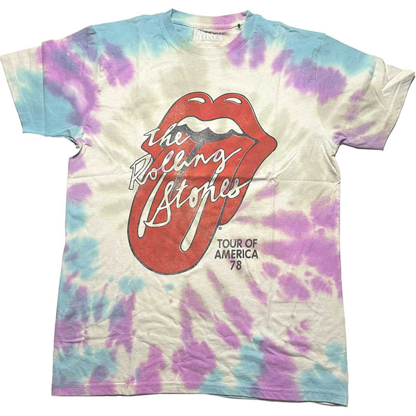 The Rolling Stones Unisex T-Shirt: Tour of USA '78 (Wash Collection)