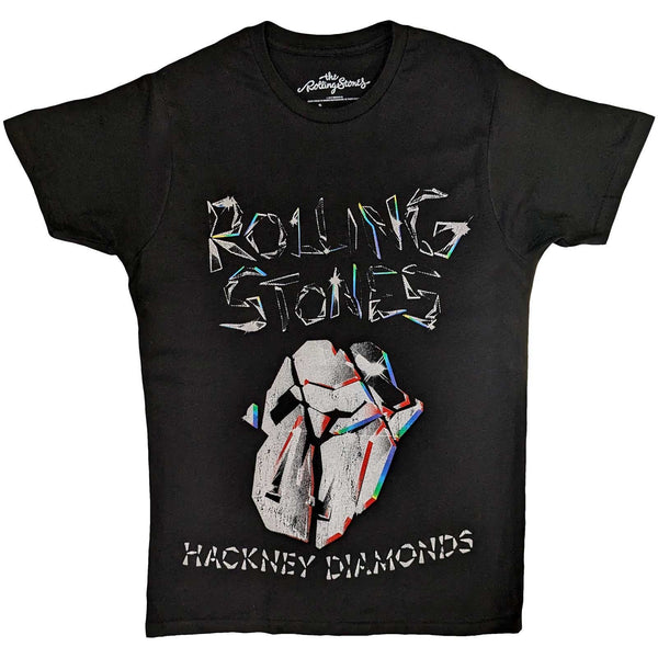 The Rolling Stones | Official Band T-Shirt | Hackney Diamonds Faded Logo