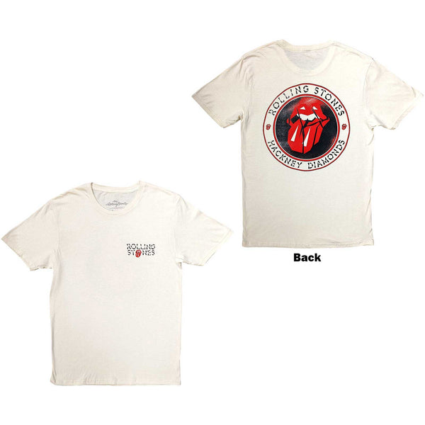 The Rolling Stones | Official Band T-Shirt | Hackney Diamonds Circle Label (Back Print)