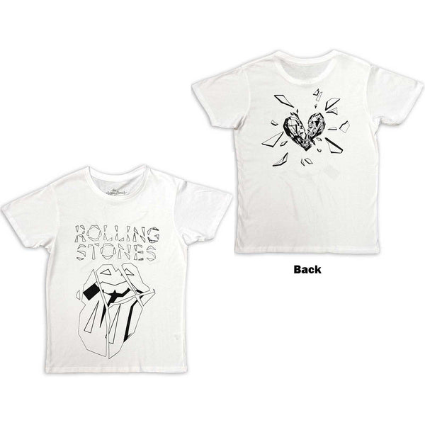 The Rolling Stones | Official Band T-Shirt | Hackney Diamonds Diamond Tongue Outline (Back Print)