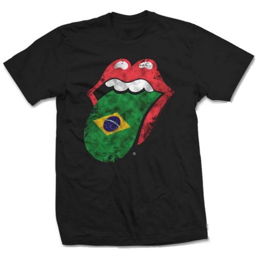 The Rolling Stones | Official Band T-Shirt | Brazil Tongue