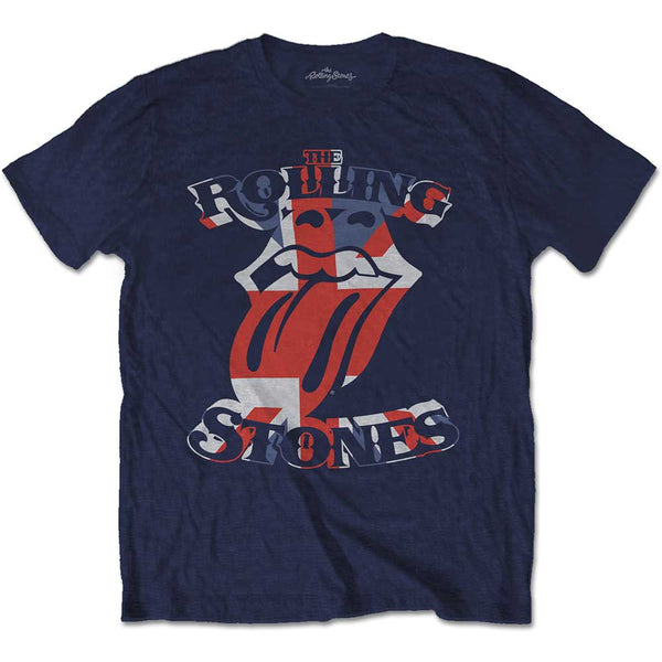 The Rolling Stones | Official Band T-Shirt | British Flag Tongue