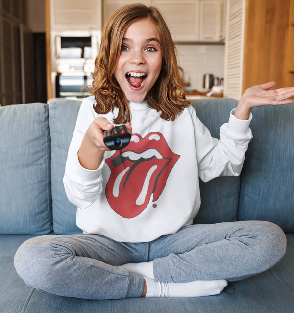 The Rolling Stones Kids Sweatshirt: Classic Tongue