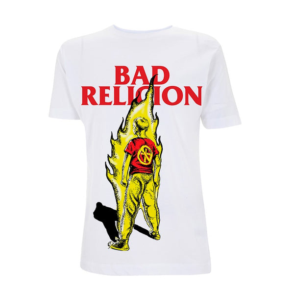 Bad Religion Unisex T-shirt: Boy On Fire