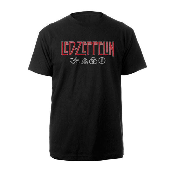 Led Zeppelin Unisex T-shirt: Logo & Symbols